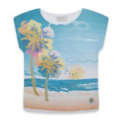 Prévente - Venice Beach - T-shirt turquoise