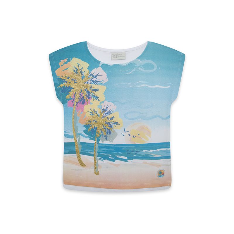 Prévente - Venice Beach - T-shirt turquoise