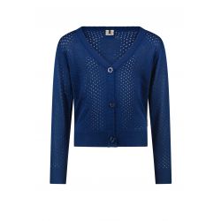 Prévente - B.Floral - Cardigan en tricot night blue