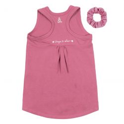 Prévente - Détente Fille - Camisole rose + chouchou