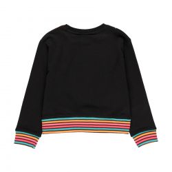 Prévente - Colours Bloom - Sweatshirt en molleton noir