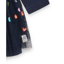 Prévente - Galaxy Friends - Robe marine avec jupe en tulle