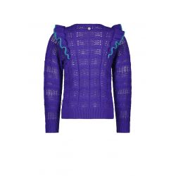 B.Charming - Chandail en tricot deep purple