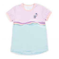 Prévente - Nanö - t-shirt athlétique lilas et menthe "Garde le Rythme"
