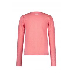 Prévente - B.Nosy - Cardigan en tricot geranium pink "B.Outstanding"