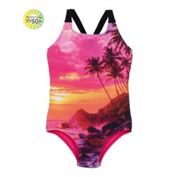 Plage - Maillot 1 pièces fuchsia