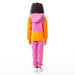 Prévente - Instants De Vacances - Pantalon de jogging rose avec bande latérale orange