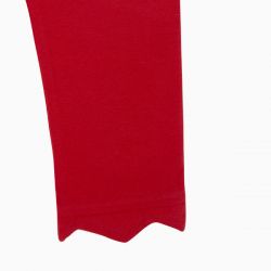 Prévente - Basic - Legging capri rouge