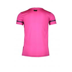 Prévente - Military - T-shirt pink glo avec cordons argent