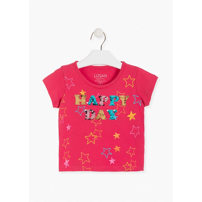 Prévente - Happy Day - T-shirt fraise