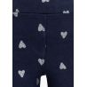 Prévente - Magic Navy - Pantalon en molleton marine clair imprimé coeur