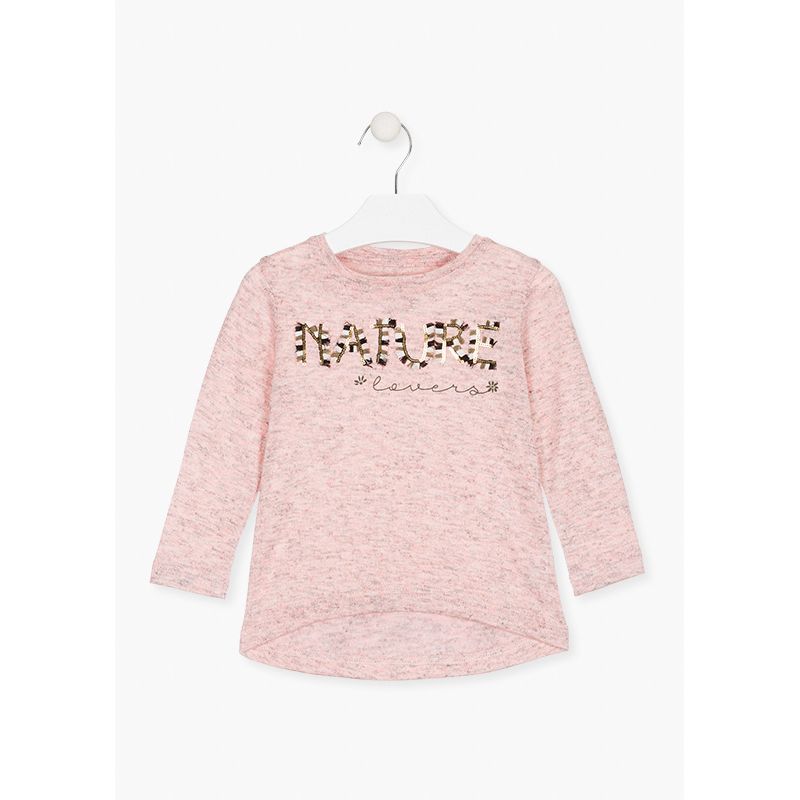 Prévente - Nomad - T-shirt rose chiné
