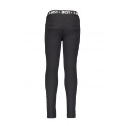 B.Smart - Pantalon à motifs jacquard noir et blanc