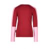 Prévente - B.Trendy - T-shirt rouge rio à manches raglan sorbet