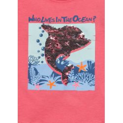 Prévente -  Save the Ocean - T-shirt fraise claire