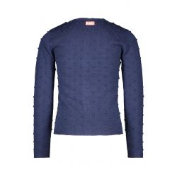 Prévente - B.Good - Cardigan en tricot fin space blue
