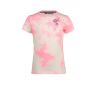 Prévente - Powert of the Flower - T-shirt tiedye rose scintillant