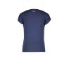 Prévente - B.Curious - T-shirt space blue avec fleur brodée