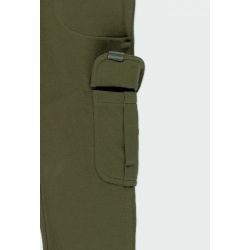 Prévente - Green Warriors - Pantalon en molleton taupe avec poches cargo