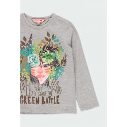 Prévente - Green Warriors - T-shirt gris chiné