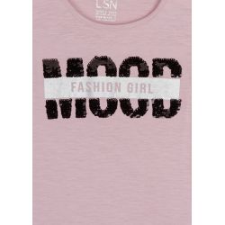 Prévente - T-shirt rose "Mood"