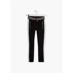 Prévente - Pantalon noir avec bandes latérales