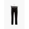 Prévente - Pantalon noir avec bandes latérales