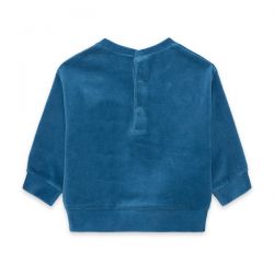 Prévente - Color Hikers - Sweatshirt en velours bleu