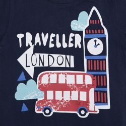 Prévente - Hello London - T-shirt marine