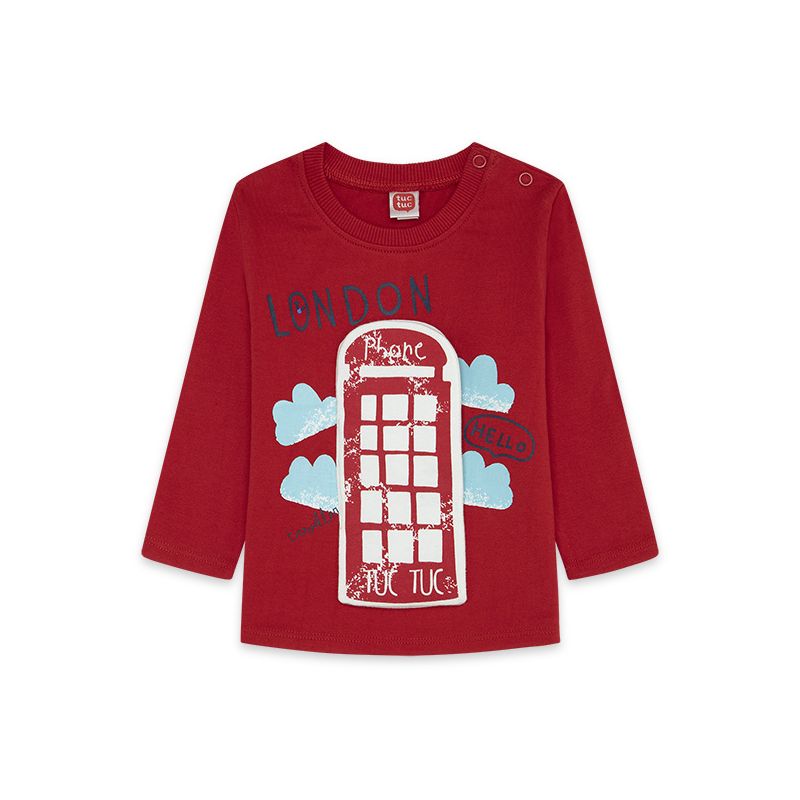 Prévente - Hello London - T-shirt rouge