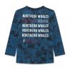 Prévente - Northern Whales - T-shirt bleu tie-dye