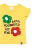 Prévente - Big Flowers - T-shirt jaune
